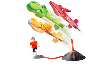 100ft Dino Blasters Rocket Launcher Toy