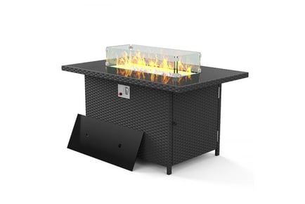 Propane Gas Fire Pit Table, Square