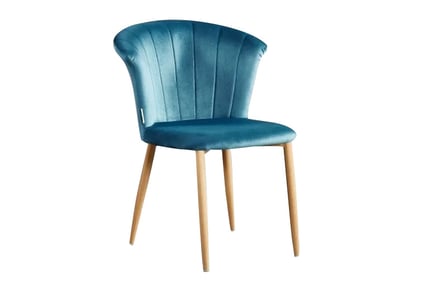 Ellie Velvet Chair - 4 Colours!