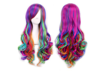 Beautiful Long Wavy Harajuku Style Cosplay Wig - 5 Colours