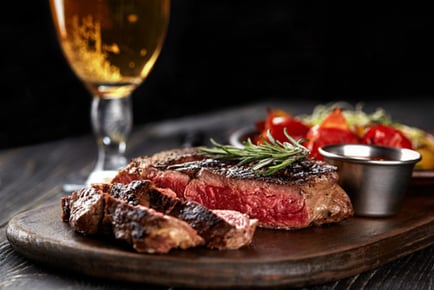 Trafford Hall Hotel - Steak dining & Wine for 2