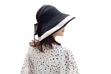 Women's Wide Brim Bow Sun Hat - 5 Colours