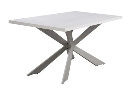 Doran White Statement Dining Table