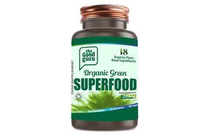 45-Day Supply Complete Organic Green Superfood Capsules