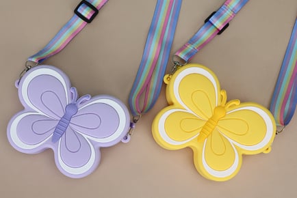 Cute Butterfly Mini Messenger Bag - 4 Colours!