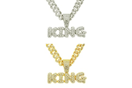 King Pendant Chain - Gold or Silver