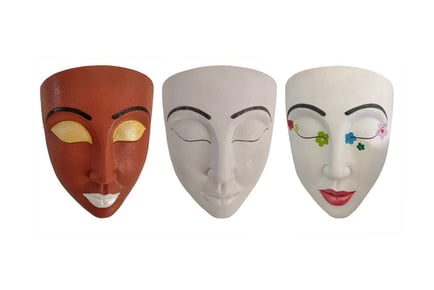 Face Mask Plant and Flower Hanging Pot - 3 Styles