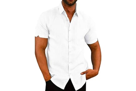 Men's Short Sleeve Shirt - 7 Size & 5 Colour Options