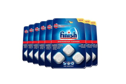 Finish In-Wash Dishwasher Cleaner Tablets: 8 or 16 Packs