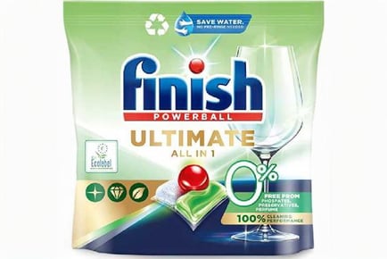 Finish Ultimate 0% Dishwasher Tablets