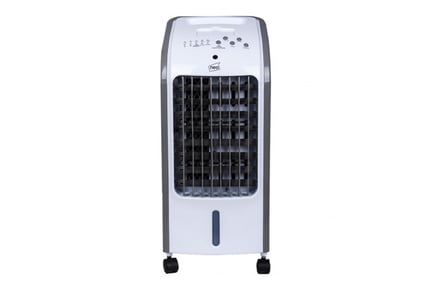 70W Oscillating Portable Evaporative Cooler Fan, Black