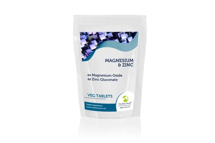 3-16 Month Supply of Magnesium with Zinc Tablets