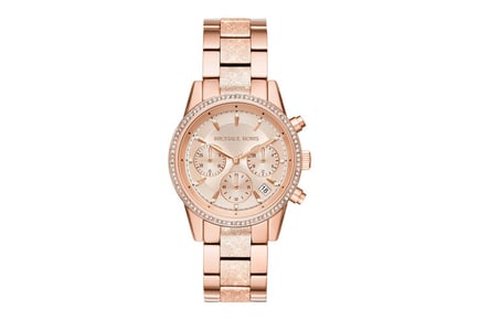 Women's Michael Kors MK6598 Ritz Rose Gold Tone Watch