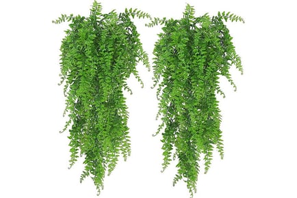 2 Pack of Artificial Hanging Vine Plants
