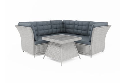 5-Seater Rattan Aspen Corner Sofa and Table Set