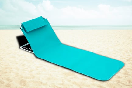 Beach Ground Lounger w/ Back Support - 4 Colours