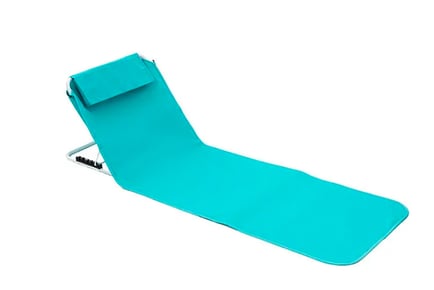 Beach Ground Lounger w/ Back Support - 4 Colours