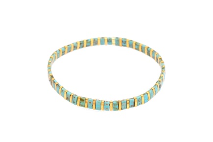 Rainbow Gold Bead Link Bracelet - 3 Styles