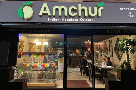 Set Thali 7-Course Menu For 2 - Windsor- Amchur Restaurant