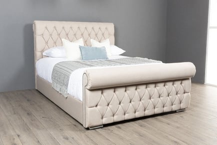 Luxury Buckingham Design Bed Frame - 6 Sizes