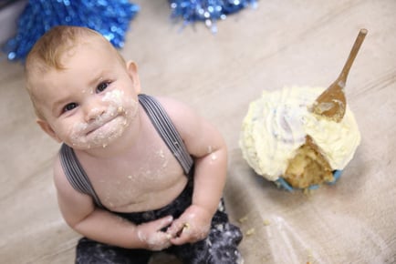 Baby Cake Smash Photoshoot & Prints - Wink Studios
