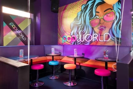 3 Cocktails with upgrade at Pop World - Leeds