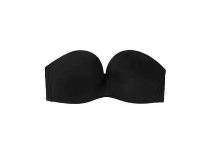 Women's Strapless Invisible Push-Up Bra