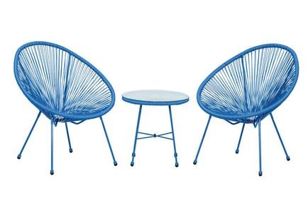 Monaco Egg Chair and Table Set