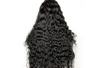 Long (15 inch) High Temperature Synthetic Lace Front Wavy Wig!