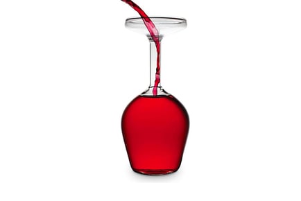 Novelty Upside Down Wine Glass