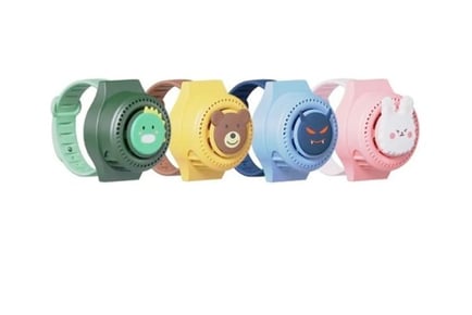 Kids Animal Wristband Fan - 4 Colours!