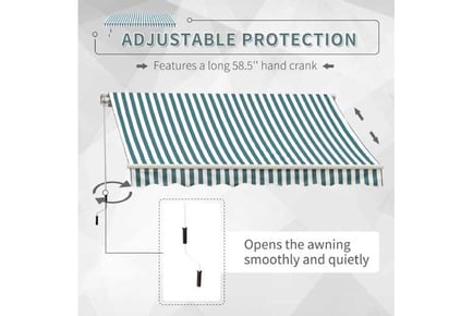 Outsunny Awning Canopy Shelter