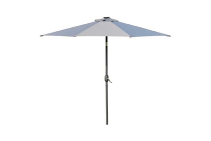 Outsunny 2.7m Patio LED Parasol