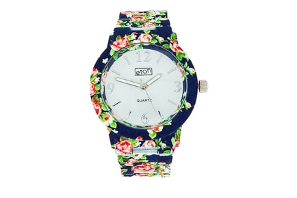 Eton Ladies Analogue Floral Watch
