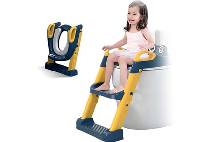 Kids Foldable Potty Seat w/ Ladder