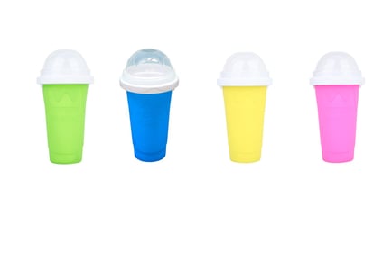Slushie Maker Cup - Rose red, Yellow, Blue and Green!