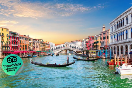 4* Venice Holiday for 2: Breakfast & Flights - Award-Winning Hotel!