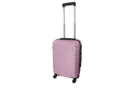 Hard Plastic Carry-on-Approved Suitcase, Blue