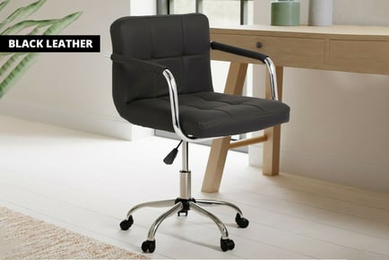 Cuban Office Chair - Black, White, Dark Grey, or Pink Colours!