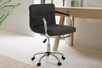 Cuban Office Chair - Black, White, Dark Grey, or Pink Colours!