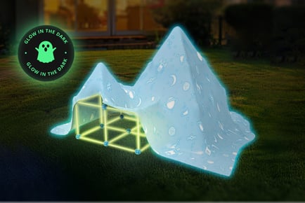 Kids fort building kit, Large, Glow In Dark