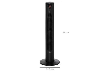 HOMCOM 38" Oscillating Tower Fan