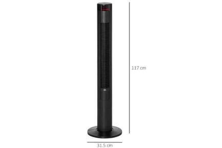 HOMCOM 46" Oscillating Tower Fan