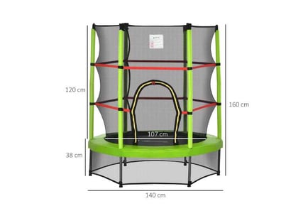 HOMCOM 5.2FT/63 Inch Kids Trampoline