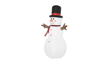 HOMCOM 6ft Giant Snowman Decoration