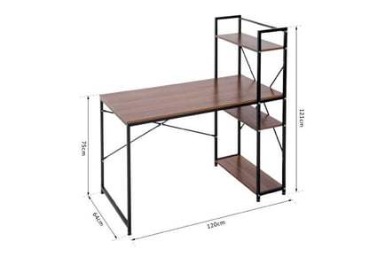 HOMCOM Computer Desk PC Table