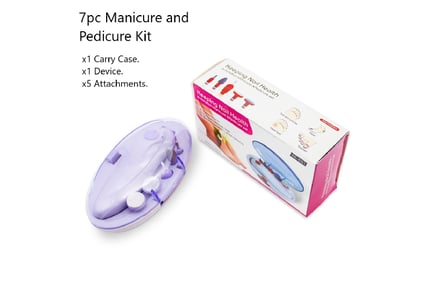 7pc or 8pc Manicure & Pedicure Kit