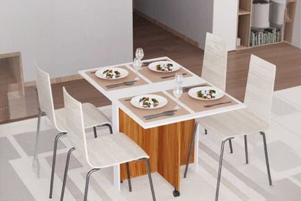 HOMCOM Folding Dining Table