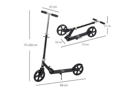 HOMCOM Kids Scooter Foldable