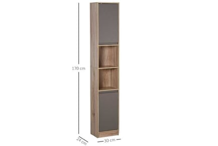 HOMCOM Bathroom Storage Cabinet